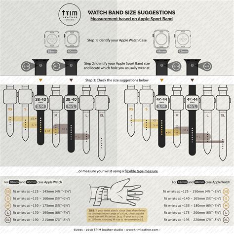 which apple watch band size